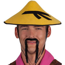 CHINESEN SCHNURRBART / Karneval Fasching China Ninja Samurai Bart Kostüm Zubehör