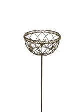 Pflanzenkorb auf Stab 25cm Pflanzstecker Blumen Korb Metallstab 330842-030-712