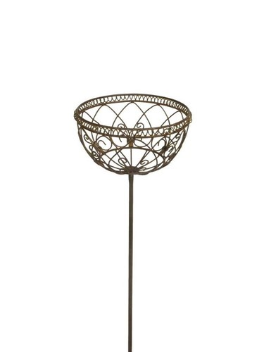 Pflanzenkorb auf stab - pflanzenkorb, 25cm