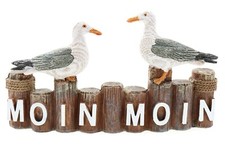 Deko Figur Möwen auf Poller