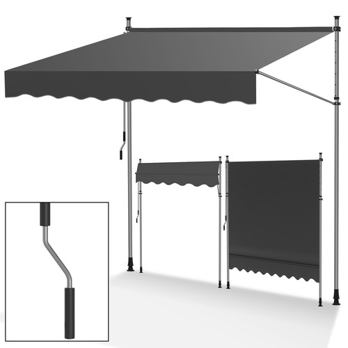 Markise klemmmarkise balkon - markise,