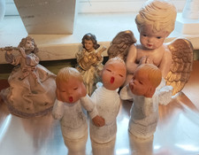Konvolut Engel* Jullar Singer und  andere Engel  Keramik Figuren Weihnachten