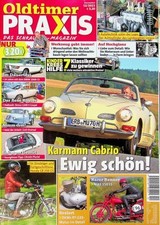 1) Oldtimer Praxis 12/2021 - VW Karmann Ghia Cabrio T - Tips für Citroen C3 Plur
