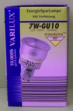 Energie-Sparlampe warmweiss 7W-GU10