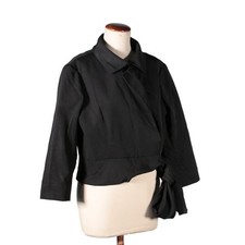 Vintage Schwarzer Bolero -