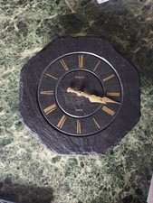 Schiefer Wand uhr Quartz Pendel Uhrwerk