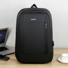 Rucksack Damen Herren 25L Laptoptasche Schwarz Schulrucksack Backpack Tasche