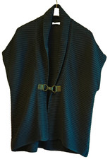 RABE Damen Strickweste Rippstrickweste ohne Arm Gr. 48 dunkelblau