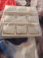uhren & Schmuck  organizer, Präsentationstablett,Kissen Uhrenbox,Schaukasten,Neu