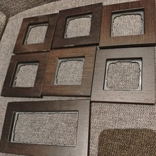 6 X Gira 1Fach Rahmen Esprit Wengeholz