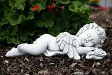 Frostfeste Steinfigur Engel