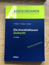 Assessorexamen Zivilrecht -
