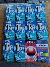 12x TDK VHS Kassette NEU OVP