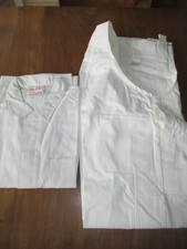 Herren Arbeits Latzhose und Jacke Gr. 56 weiß ungetragen Maler Verputzer