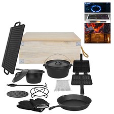 11-tlg Dutch Oven Kochtopf Set