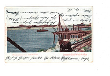 7M DSWA Molenbau mit Ramme in Swakopmund Feldpost 20.2.05 n. Staffel b. Limburg