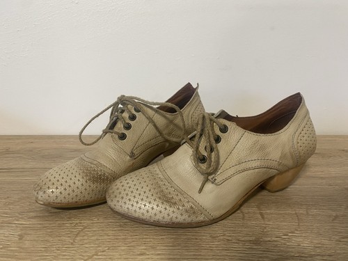 Pakros leder schuhe beige - pakros,