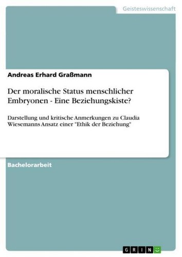 Der moralische status - moralische,