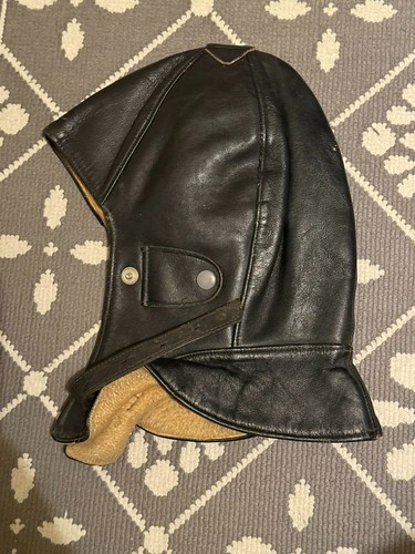 Fliegermütze braunes leder - fliegermütze,,