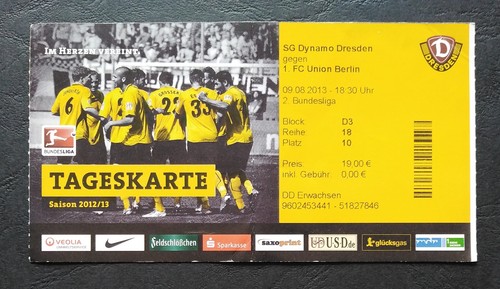Ticket bundesliga 2013 - ticket, 2.