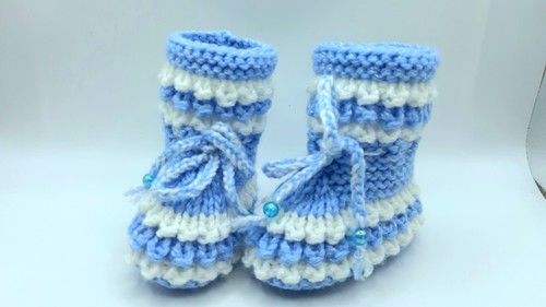 Babyschuhe handarbeit - babyschuhe,