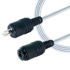 Lautsprecher Kabel 5m Audio Weiß Stecker Kupplung DIN 41529 Speaker PA Box Hi-Fi