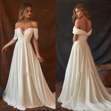 Satin Brautkleider Rückenlos