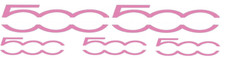 FIAT 500 LOGO AUFKLEBER 5