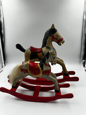 Weihnachten Schaukelpferde 2 Stück