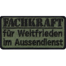 Army Aufnäher: Fachkraft für