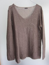 Orig. GC Fontana Strickpullover Strick Pullover Grobstrick Gr: 42 Leinen