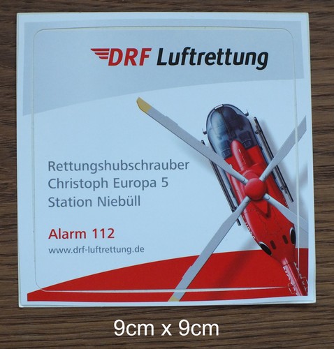 Aufkleber drf luftrettung - aufkleber,