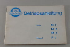 Betriebsanleitung / Handbuch Hercules Mofa M1 / M2 / M3 Moped P1