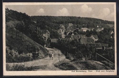 Ansichtskarte bad rastenberg - ansichtskarte,