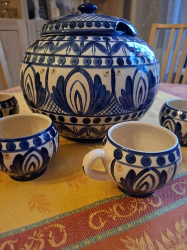 Kermik bowle set töpferei - bowle,