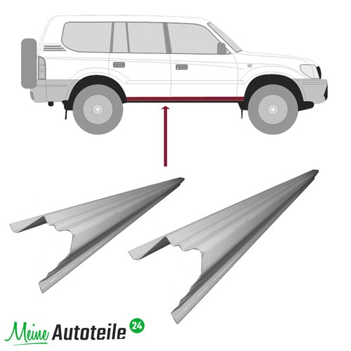 Schweller reparaturblech - 2x,