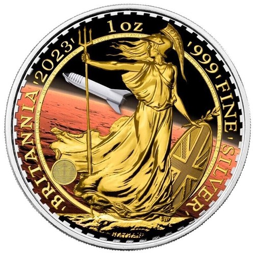 Unze 999 silber - silber, britannia