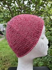 Kurz Beanie Mütze, Baumwolle, Kaschmir, Seide, Handarbeit
