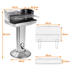 Säulengrill, Trichter, Grill