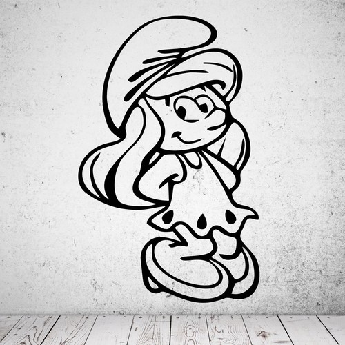 Wandtattoo die schlümpfe - wandtattoo,