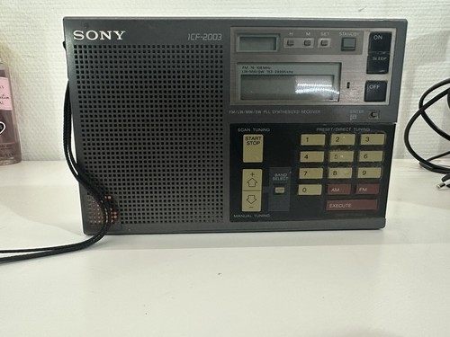 Sony icf 2003 sw pll - sony, fm/lw/mw/sw