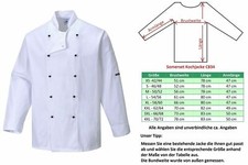 Kochjacke Bäckerjacke Kochkleidung Koch Gastronomie Berufsbekleidung Gastro NEU 