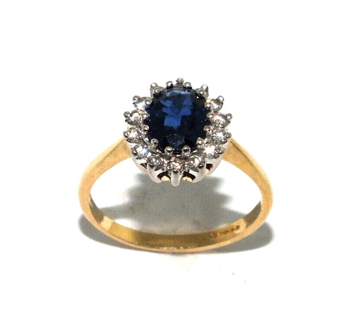 Damen 18ct gelbgoldring - damen,