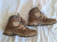 Meindl Goretex Wanderschuhe hohe Schuhe Gr. 40,5 Leder Braun Outdoor Hiking