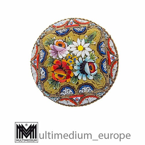 Millefiori brosche mikromosaik - millefiori,