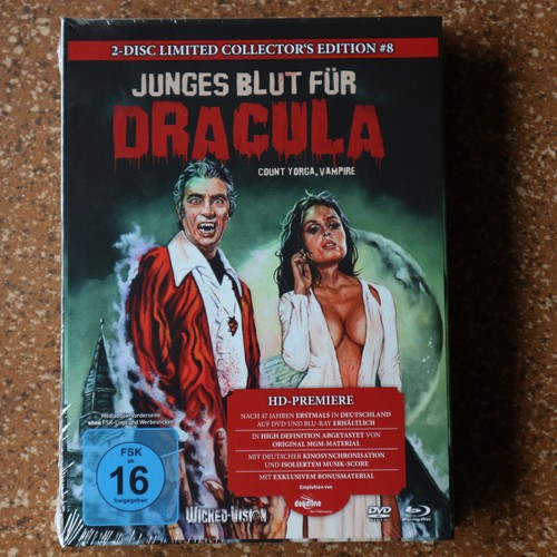 Junges blut für dracula - blut,