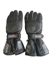Motorradhandschuhe Motorrad Biker Leder/3M Thinsulate Gr. S Regenfest Allwetter*
