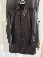 JOOP! Lederjacke Lederkurzmantel  Perol Gr.50  Slim-Fit Schwarz Neu! Stylisch!