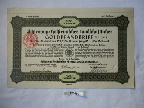500 goldmark pfandbrief - 500,