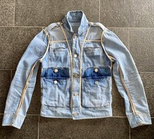 DSQUARED2 S/S 2003 MOTHERFU**ER 50 JEANS JACKET JACKE 2 in 1 .. mud flingin‘ as*